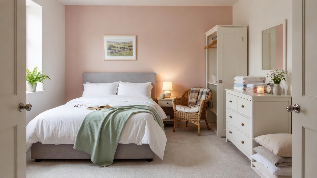 Guest Bedroom before packing