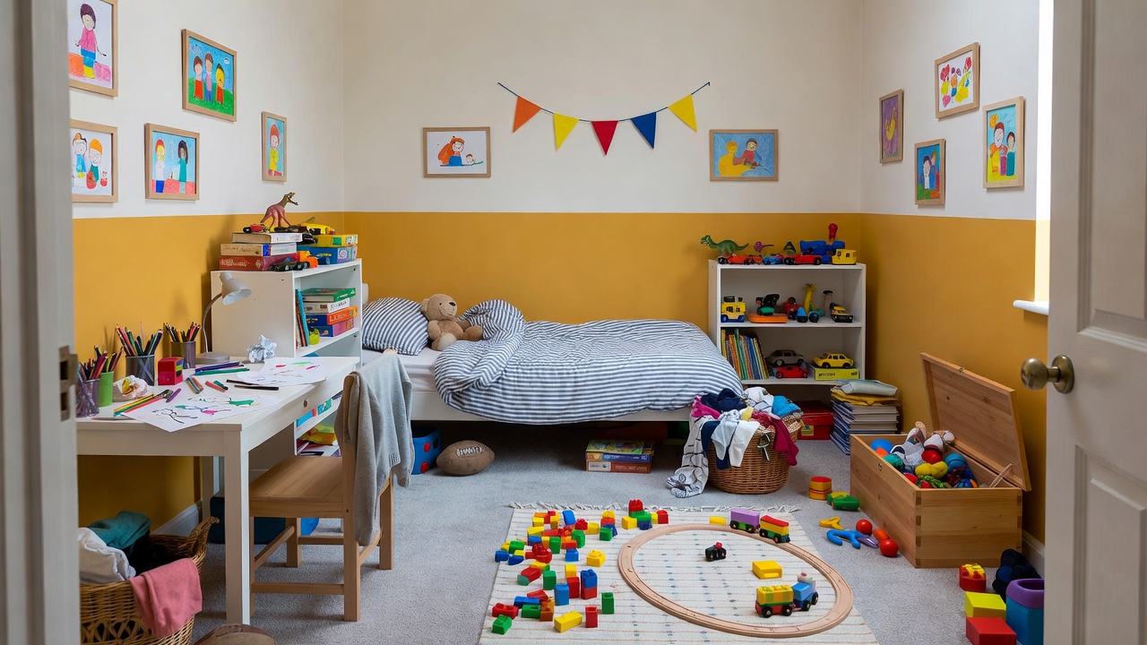 Kids Room before packing
