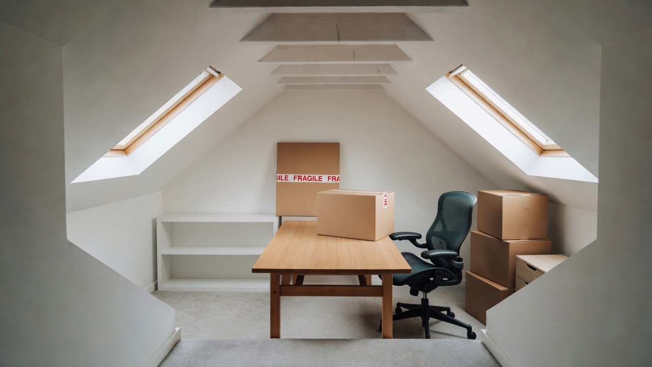 Loft Office packed and ready to move