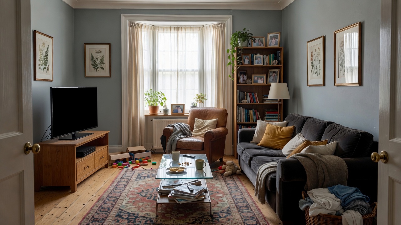 Sitting Room before packing