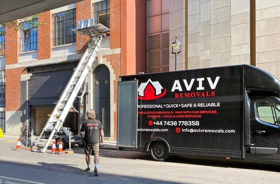 Aviv van on the road